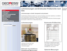 Tablet Screenshot of geomess.de